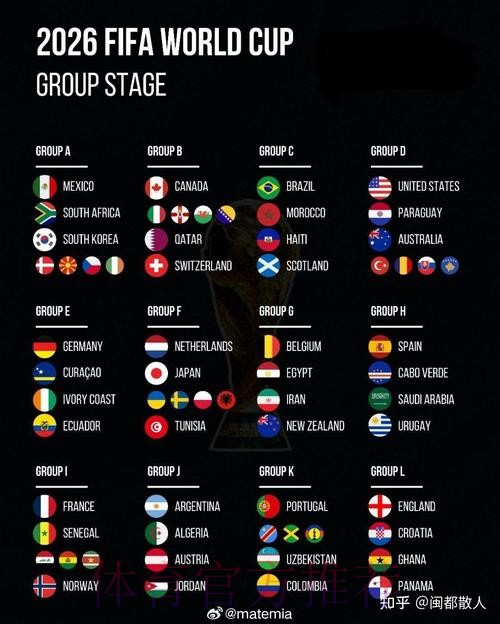 2026美加墨世界杯排名更新